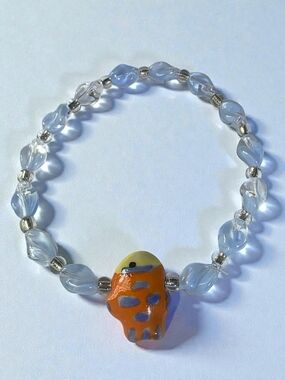 Handmade Tropical Fish Beaded Stretch Bracelet